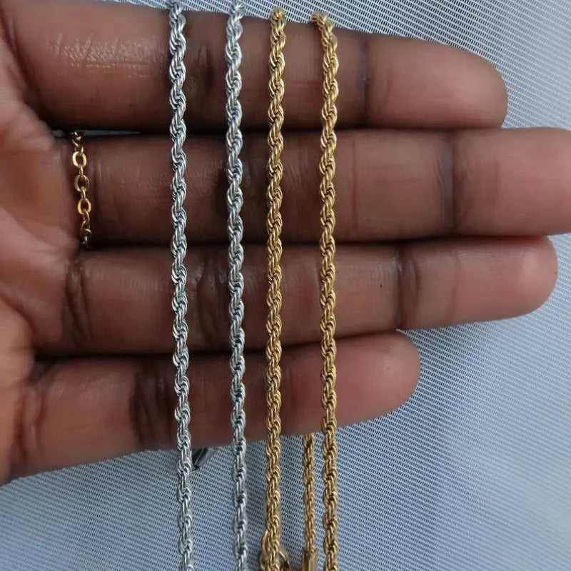 Classic Gold Rope Necklace