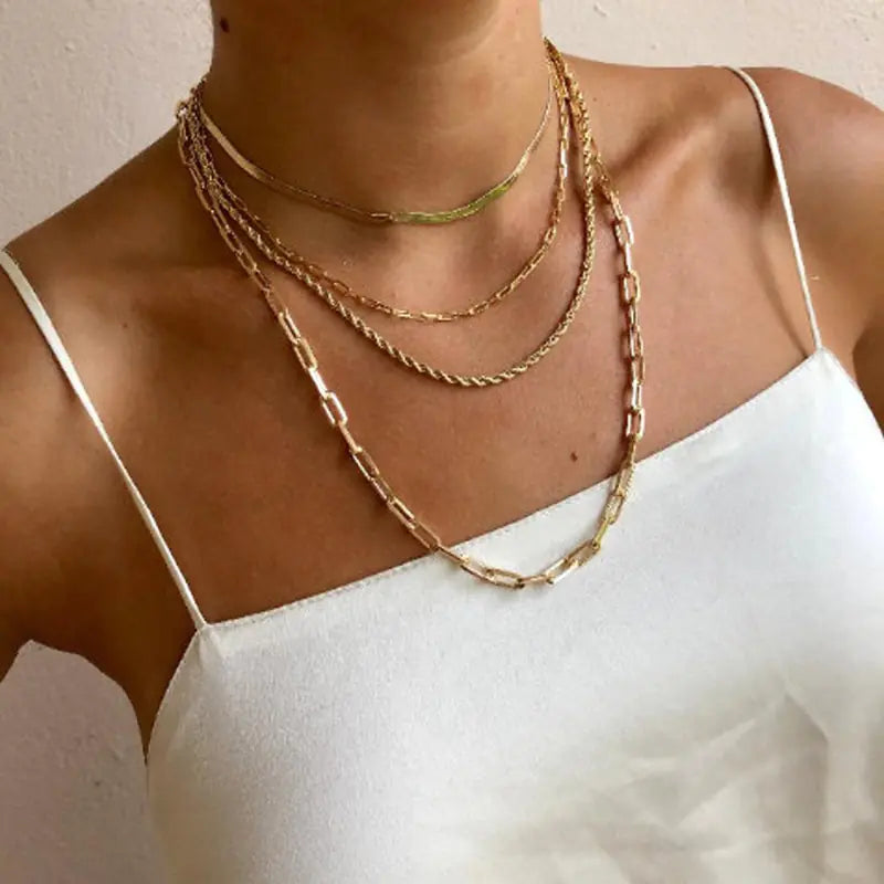 Classic Gold Rope Necklace